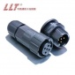 工厂价 M16 5P公针前装面板式插头 汽车/LED/安防设备防水连接器